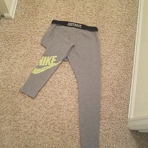 Grey cotton workout legging